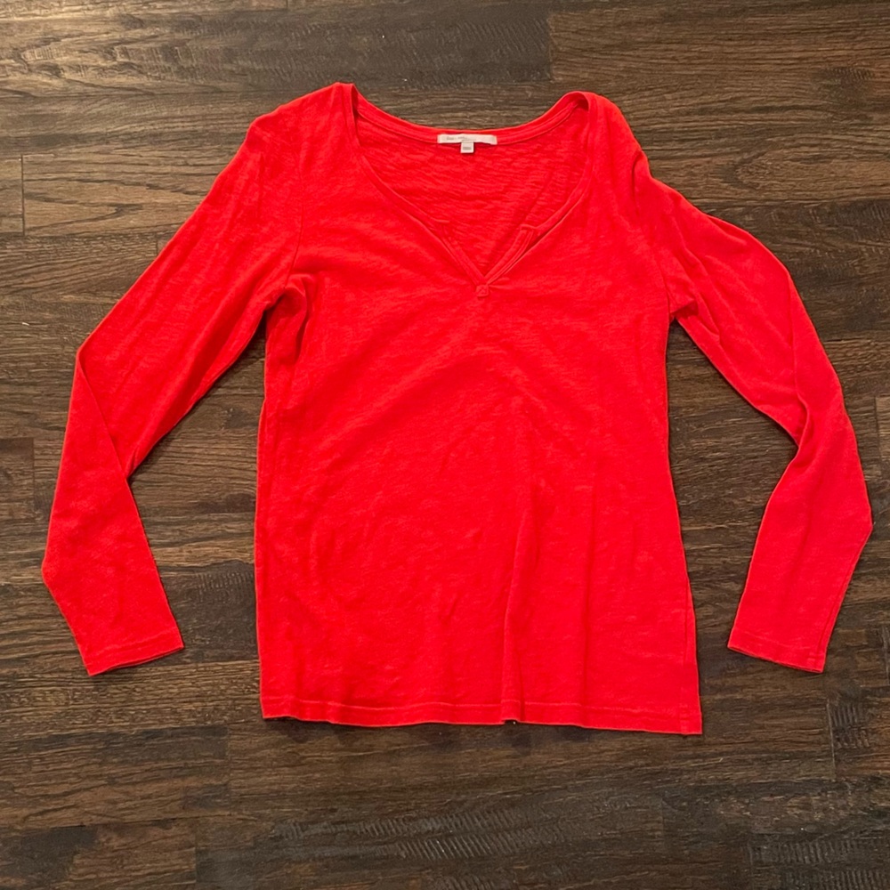 GAP - red long-sleeve (S)